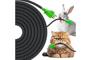REFLYING 7,6 Metros-8mm Manguito de Cable Autoenvolvente, Ocultar 1 Cable, Perros Gatos Protector de Cable, Evite Que Las Mascotas Mastiquen los Cables, Manguito de Cable Trenzado Expandible, Negro