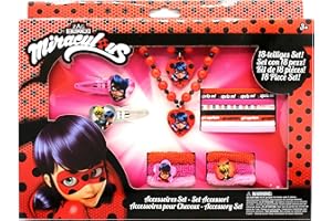 JOYTOY Joy Toy 65979 Tales of Ladybug & Cat Noir Figurki & Charactere Miraculous zestaw akcesoriów 18-częściowy w opakowaniu prezentowym 28x3x22 cm, dziewczyny