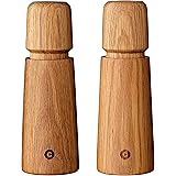 Crushgrind Stockholm Salz Und Pfeffermuhlen Set In Eiche Mit Keramikmahlwerk 195 Mm Eiche Amazon De Kuche Haushalt Wohnen