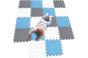 MQIAOHAM® 18 Piezas Alfombra Puzzle Bebe Suelo colchoneta apete Acolchada Infantil Gateo Alfombrillas para Puzzles G301018-101107112