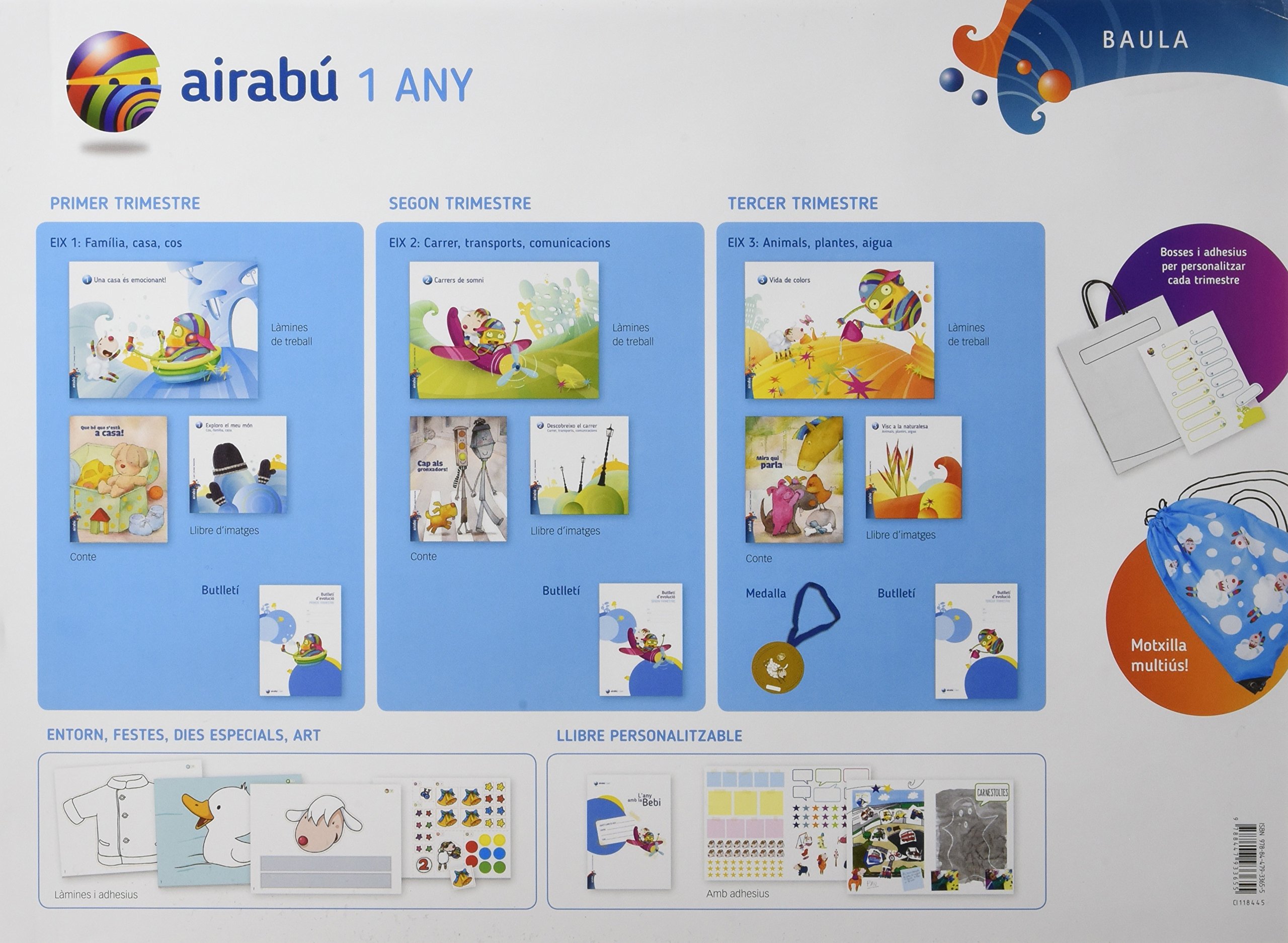 Carpeta de l'alumne Airabú 1 any Infantil