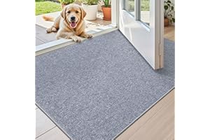 COLOR&GEOMETRY Cienkie wycieraczki do wewnątrz, 81x122 cm, zwinięte bez zgniecen, antypoślizgowe gumowe maty wejściowe, niskoprofilowe, łatwa do użycia