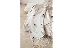 KAISER 65213 SHEEP - kocyk dziecięcy z dzianiny, kolor naturalny combo