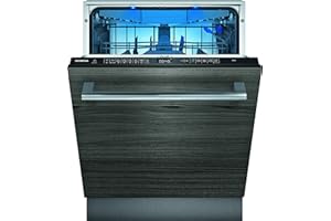 Siemens SN65ZX49CE iQ500 Vollintegrierter Geschirrspüler / C / 75 kWh / 14 MGD / Zeolith Trocknung / Smart Home kompatibel via Home Connect / glassZone im Oberkorb, Edelstahl