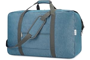 Narwey Sac de Voyage Bagage Cabine Grande Pliable Sac Valise Sac Weekend Sac de Sport pour Homme Femme