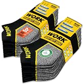 SOXCO 10 Pairs Ankle Socks Men Work Socks Short Work Socks
