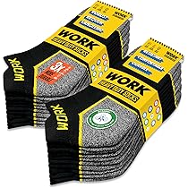 Calze Da Lavoro SOXCO - 10 Paia, Rinforzate, Uomo/Donna, Comfort E Durabilità - Foto 3