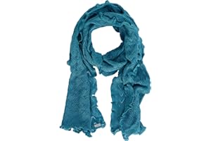 Invero, Merino szal -Lilly, 100% wełna, turkusowy, 35 x 180 cm