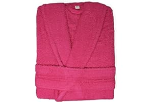 KIMBATEX TEXTIL HOGAR TIENDA Kimbatex Albornoz 100% Algodón Rizo Americano 420g Unisex con Cinturón y 2 Bolsillos, Disponible en 10 Colores y Tallas M, L, XL, XXL.