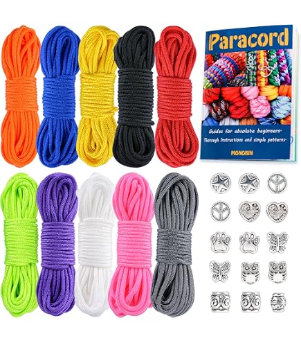 Paracord Planet - Corda Paracadute 7 Fili 250kg, 30m Marrone Cioccolato - Foto 12