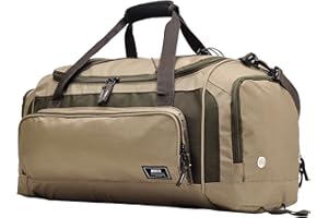 MIER Gym Bag Sports Duffel Bag for Men and Women with Shoes Compartment, Weekend Overnight Bag, Carry on