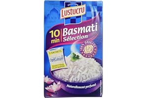 Lustucru Riz Basmati 10 Minutes Sachet Cuisson 900 g