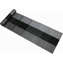 6er-Set Rutschfeste Tischsets (45x30 Cm) Aus PVC – Hitzebeständig, Abwischbar & Stylisch In Grau