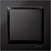 SIMON 10 ELECTRIC BUTTON WALL MECHANISM COMPLETE WITH MATT BLACK FRAME