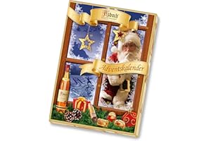 ‎ASBACH RCP Asbach, Adventskalender Wohlfühlwelt – 1 x 260 g – Mit einer Mischung feinster Asbach Pralinen (1er Pack)