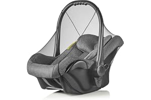 Reer Moustiquaire pour siège bébé 87011 Très Grand Noir