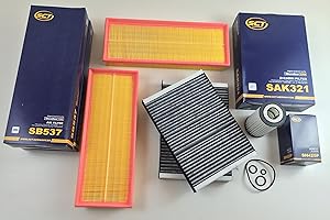 ÖLFILTER 2x AKTIVKOHLEFILTER 2x LUFTFILTER SCT GERMANY S-KLASSE W221 C216 BENZIN