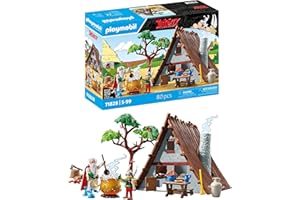 Playmobil | Asterix | La Maison d'Astérix | Jeu Astérix | Astérix et Obélix | Jouet d’Aventure pour Enfants de 5 Ans et Plus | 71828