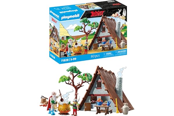 Playmobil | Asterix | La Maison d'Astérix | Jeu Astérix | Astérix et Obélix | Jouet d’Aventure pour Enfants de 5 Ans et Plus | 71828