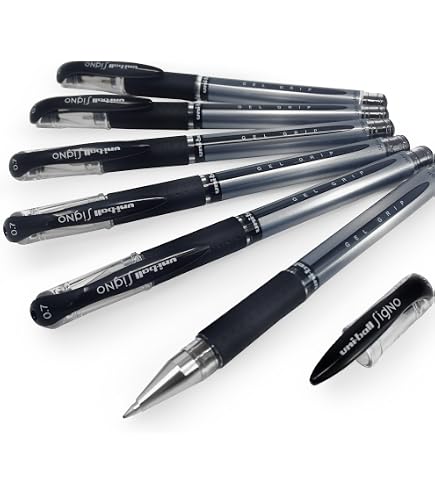 Uni-ball SigNo UM120 Penna a Sfera 0,7 mm Tip 0,4 mm Line Black Ref