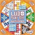 Frank Ludo and Snakes and Ladders Board Games for Kids 6 Years & Up, 2-6 Players | Fun & Challenging Classic Board Games | Saap Seedhi Travel Board Game for Child Devlopment, Gifts for Girls & Boys