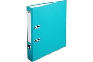 Exacompta - Réf. 915413B - 1 Classeur à levier A4 - Dos de 50 mm - Mécanique 50 mm - Dimensions extérieures : 32 x 29 x 5 cm - Format à classer A4 - Coloris : Vert clair