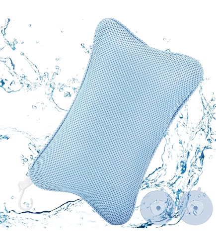 Oreiller De Bain Gelco - 22 X 28 X 8,5 Cm, Vert - En Polyuréthane, Avec Ventouses - 3