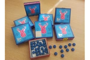 MASTER BILLIARDS 10mm Elk Master Tips for Snooker or Pool Cue (5)