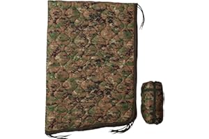 USGI Industries Military Woobie Blanket | Thermal Insulated Camping Blanket, Poncho Liner | Large, Portable, Water-Resistant, for Hiking, Outdoor, Survival, Comes with Compression Carry Bag (Marpat)