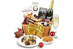 Windermere Prosecco Hamper - Premium Sparkling Wine Gift Set with Artisan Chocolates, Shortbread, Jam - Luxury Prosecco Gift Basket for Her, from Regency Hampers