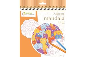 AVENUE MANDARINE My MandarineKolorowanka Graffy Pop Mandala Plątanina kotów