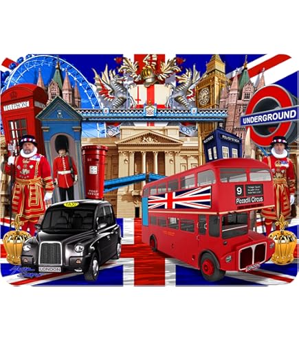 London Kühlschrank Magnete Set - Tower Bridge, Big Ben, Piccadilly