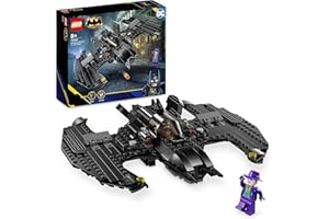 LEGO 76265 DC Batwing : Batman Contre Le Joker, Jouet d'avion Iconique du Film 1989 avec 2 Minifigurines, Jeu Classique Super-Héros, Idée de Cadeau d'anniversaire pour Enfants, Garçons, Filles