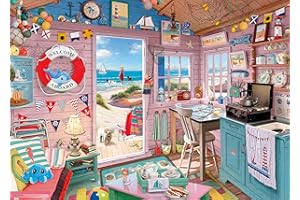 Ravensburger My Haven No 7. The Beach Hut 1000 Piece Jigsaw Puzzles for Adults and Kids Age 12 Years Up