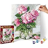 Schipper Malen Nach Zahlen - Blumenpracht Im Sommer 24x30cm Mit Pinsel & Farben