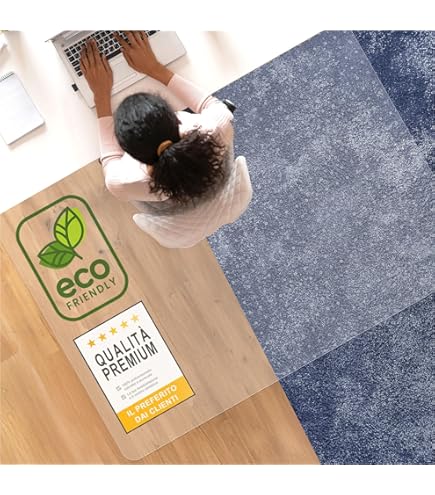 Tapis Sous Chaise Bureau Tapis De Protection Sol Pour Chaise/fauteuil De Bureau Tapis De Sol PVC Chaise Ergo