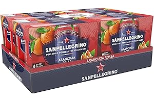 SAN PELLEGRINO SANPELLEGRINO boisson gazeuse aromatisé Aranciata Rossa - 4 packs de 6x33cl