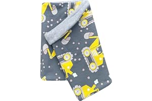 Wollhuhn Öko Mädchen/Jungen/Kinder Warmer Schlupfschal/Halstuch Innen Fleece Gefüttert Viele Motive Winter Übergangszeiten (aus Öko-Stoffen)