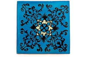 Tumia LAC Azulejos Mexicanos Artesanales de Talavera de 10.5cm