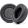 WC Upgraded Replacement Earpads for Corsair Virtuoso Gaming Headset Made by Wicked Cushions | Improved Durability, Thickness, Softer Leather, and Sound Isolation | Black