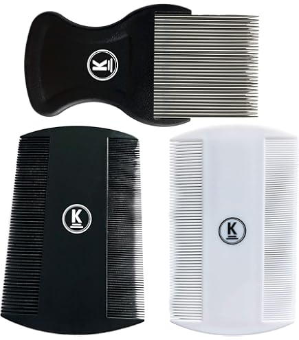 2 Pettini Riutilizzabili Per Pidocchi, Pettini Per Pidocchi In Plastica Resistente, Pettine Per Pidocchi In Acciaio Inox, Per Adulti, Bambini, Cani, Gatti, Trattamento Dei Pidocchi, Rimuove I Pidocchi