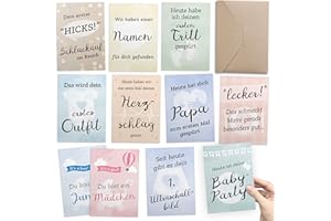 ‎KIPITAN Geschenk zur Schwangerschaft: 30+1 Meilenstein Foto- und Erinnerungs-Karten - Milestone Fotos mit Schwangerschaftstagebuch - inkl. Geschenkbox und Glückwunsch-Karte - DIN A6 Postkartenformat