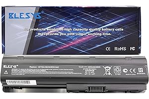 BLESYS battery 593553-001 593554-001 MU06 Laptop Battery for HP Compaq Presario CQ32 CQ42 CQ43 CQ56 CQ57 CQ58 CQ62 CQ72 CQ630 CQ430 10.8V, 4400mAh Black