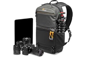 Lowepro Slingshot SL 250 AW III Mirrorless and DSLR Sling Camera Bag with QuickDoor Access and 10 inch Tablet Compartment DSLR Accessories - for Sony A7, iPad, Surface Pro - 300D Ripstop - Grey