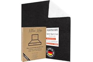 Kitchen Helpis® Filtros Universales para todas las Campanas Extractoras estándar – Filtros Dobles combinados de Carbón activo y Grasa 57x47 cm, se puede cortar a medida
