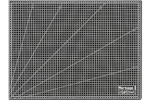 ‎VANTAGE Vantage Schneidematte A2 (45x60 cm, selbstheilend, beidseitig nutzbar, mit Raster) schwarz