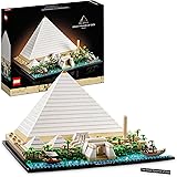 LEGO 21058 Architecture Cheopspyramiden Byggsats för Vuxna, Modellbyggsats av ett av Världens Underverk, Bygg Din Egen Heminr