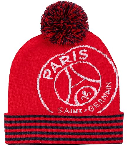 Bonnet Pompon PSG Paris Saint-Germain Collection Officielle - Taille Adulte
