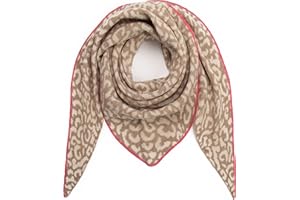 Ever Bloom Damen Leopard Schal, Leo Muster, Weiche Warmer Dreieck Schal, Halstuch für Winter Herbst Lang Kuschelig