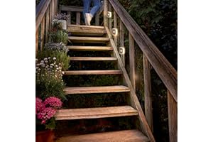 ‎NORTHPOINT Northpoint LED Treppenlicht Nachtlicht Orientierungslicht mit Bewegungsmelder Batteriebetrieben warmweiß 3er-Set (Outdoor IP44)